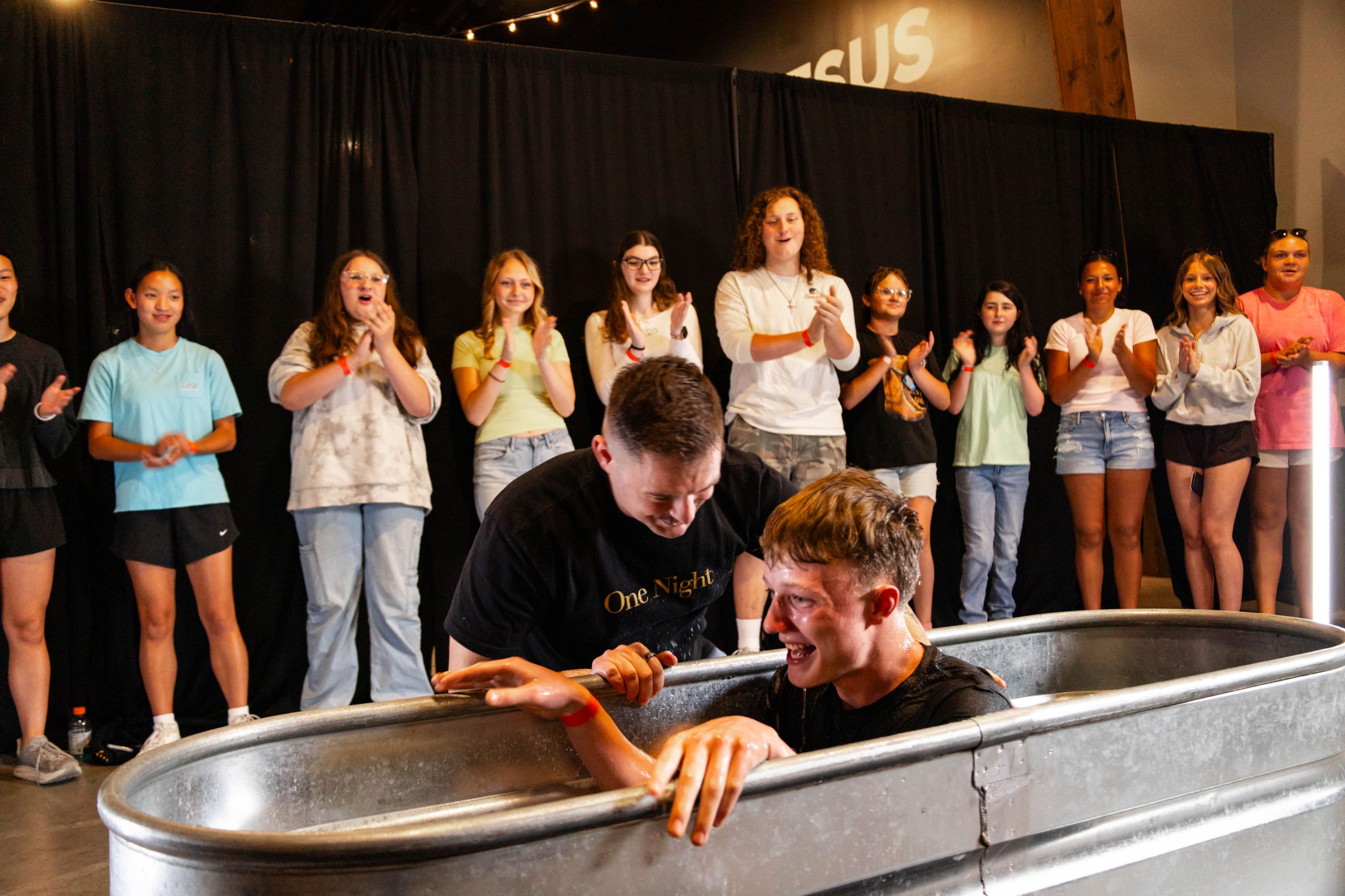 London, UpFront, youth, student ministry, baptism, middle school, high school